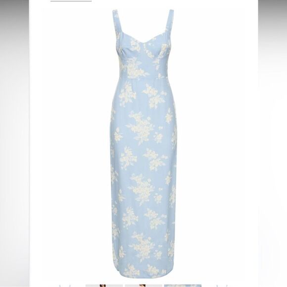 Reformation Reverie Viscose Blend Midi Dress Size 6 - Picture 14 of 14